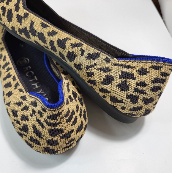 Rothy's 'The Flat Cheetah' with Black Insoles - Picture 6 of 6